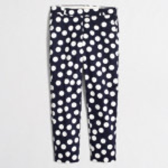 JCrew Factory NWT Printed Skimmer Pants size 8 - Picture 2 of 5